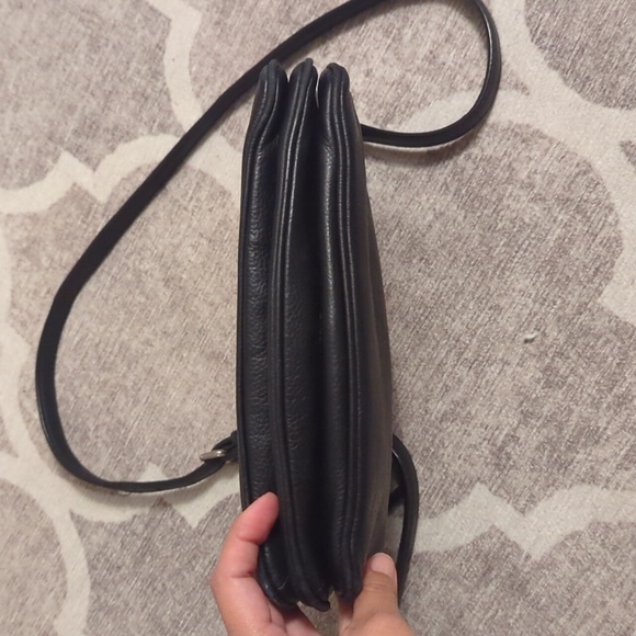 Kate Spade Pebbled Leather Crossbody Black - Picture 6 of 7